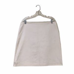 Moschino cream skirt in size 10